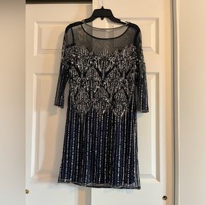 Pisarro Nights Navy Dress Size 10